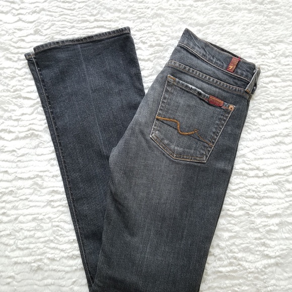 7 FOR ALL MANKIND Boot Cut Women's Denim Jeans - Picture 4 of 8